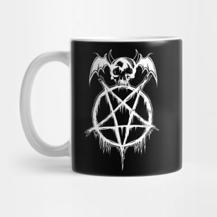 Skull and Pentagram Mug